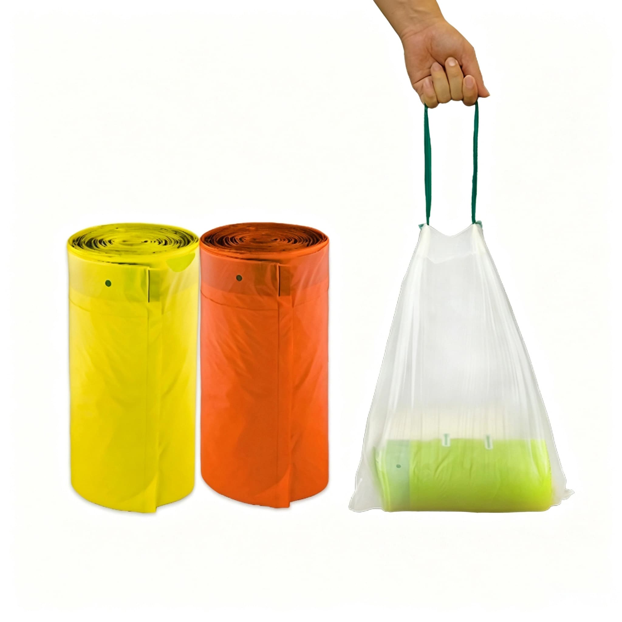 Compostable drawstring bag 1