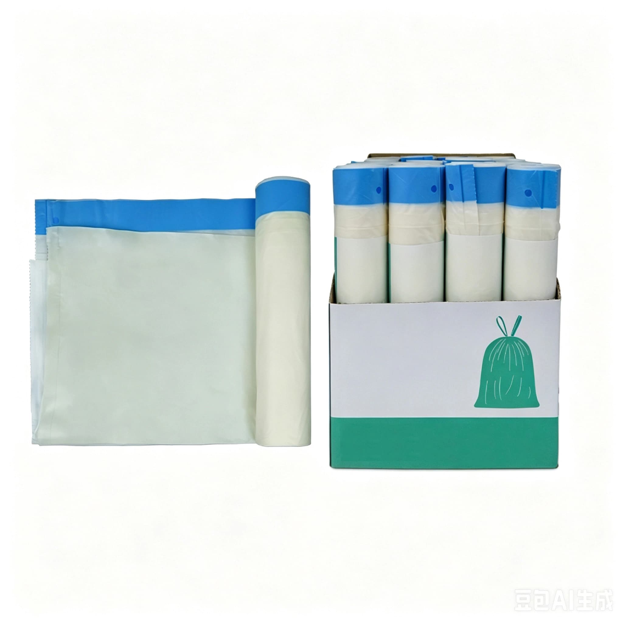 Compostable drawstring bag 2